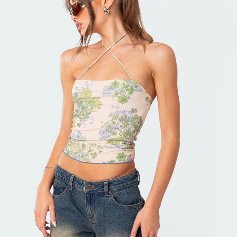 Edikted Garden Party Halter Top